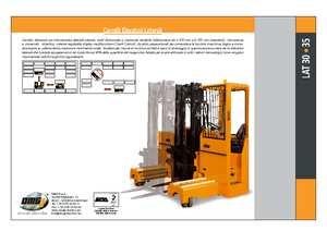 Elektromos 4 irányú targoncák OMG LAT 30