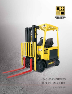 Elektromos targoncák Hyster E55XN