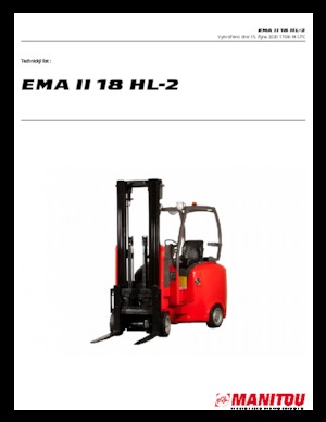 Elektromos targoncák Manitou EMA II 18 HL-2