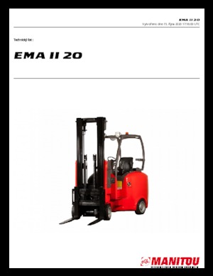 Elektromos targoncák Manitou EMA II 20