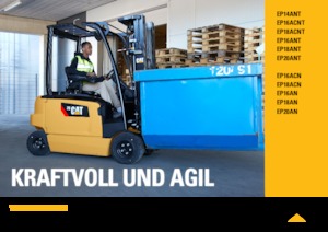 Elektromos targoncák Caterpillar EP16AN