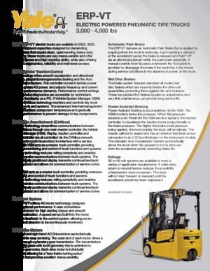 Elektromos targoncák Yale ERP040VT