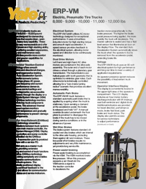 Elektromos targoncák Yale ERP080VM