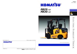 Elektromos targoncák Komatsu FB25-12