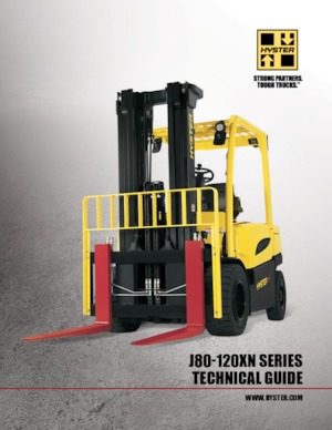 Elektromos targoncák Hyster J80XN