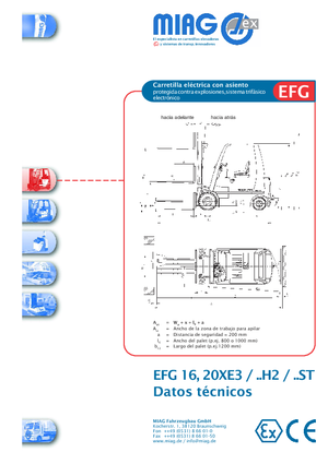 Elektromos targoncák - robbanásbiztos Miag EFG 20 XE 3