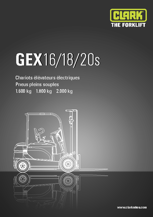 Elektromos targoncák Clark GEX18