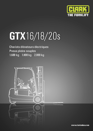 Elektromos targoncák Clark GTX20 s