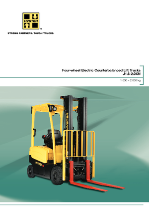 Elektromos targoncák Hyster J1.6XN (MWB)