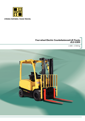 Elektromos targoncák Hyster J3.0XN