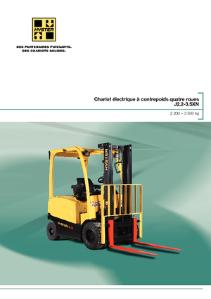 Elektromos targoncák Hyster J3.0XN