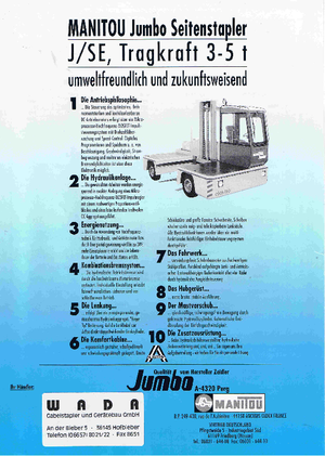 Terepjáró targoncák Jumbo J/SE 50