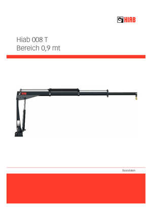 Elektromos rakodódaruk Hiab 008 T-2 ELT