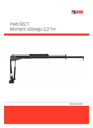 Elektromos rakodódaruk Hiab 022 T-2 ELT