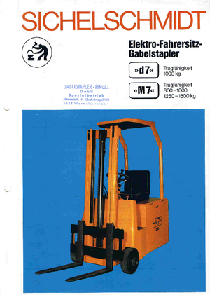 Elektromos targoncák Sichelschmidt M 7-10
