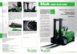 Elektromos targoncák Cesab MAK 450 AC