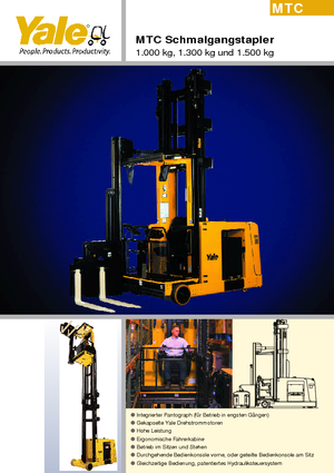 Elektromos oldalvilás taroncák Yale MTC 15 LW