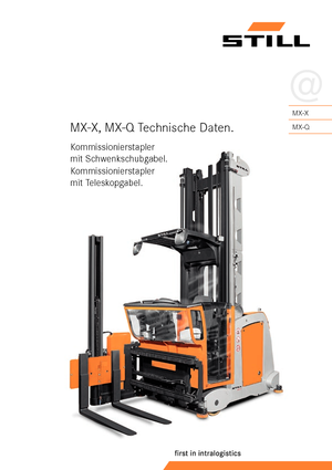 Elektromos oldalvilás taroncák Still MX-X