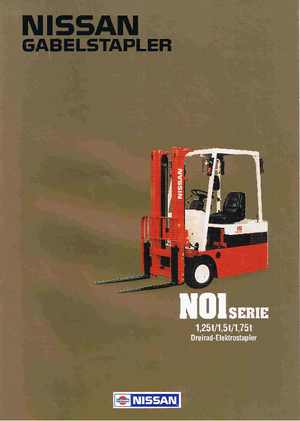 Elektromos targoncák Nissan N 01 L 15 U