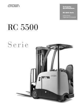 Elektromos targoncák Crown RC 5530 1,5