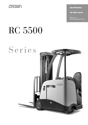 Elektromos targoncák Crown RC 5530 1,5