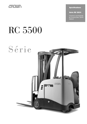 Elektromos targoncák Crown RC 5540 1.8