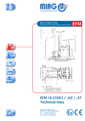 Elektromos felrakótargoncák - robbanásbiztos Miag EFM 20 XE 3