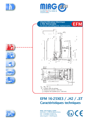 Elektromos felrakótargoncák - robbanásbiztos Miag EFM 20 XE 3