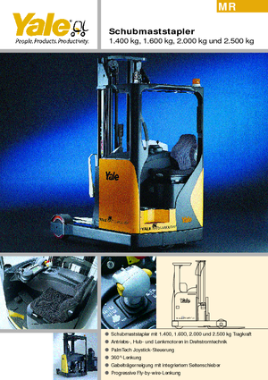 Felrakó targoncák Yale MR20