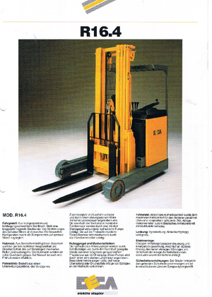 Felrakó targoncák Deca R 16.4