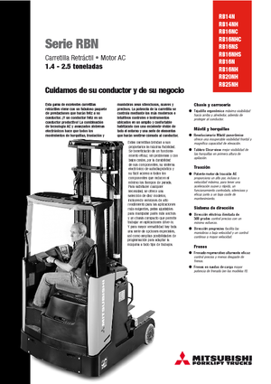 Felrakó targoncák Mitsubishi RB 16 NS