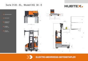Elektromos oldalvilás taroncák Hubtex DS 30 EL