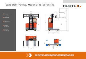 Elektromos oldalvilás taroncák Hubtex M 30