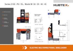 Elektromos oldalvilás taroncák Hubtex M 30