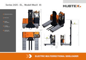 Elektromos oldalvilás taroncák Hubtex MaxX 45 EL
