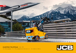 Elektromos teleszkópos rakodók JCB 30-19E 