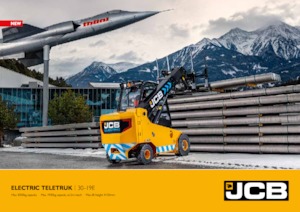 Elektromos teleszkópos rakodók JCB 30-19E 