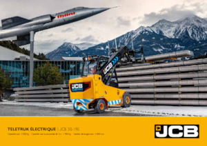 Elektromos teleszkópos rakodók JCB 30-19E 