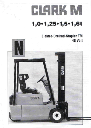 Elektromos targoncák Clark TM 15 N