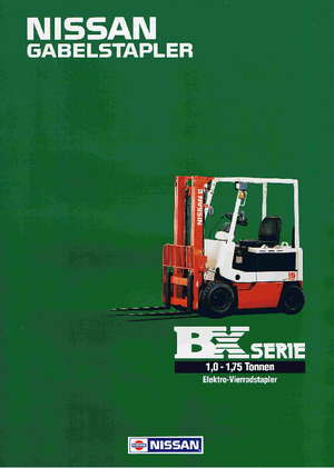 Elektromos targoncák Nissan UM 01 L 15 U