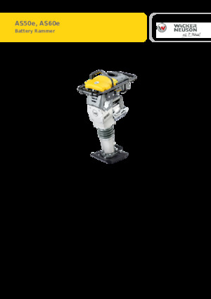 Elektromos döngölők Wacker Neuson AS60e 