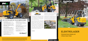 Elektromos gumikerekes rakodók Schäffer 24e
