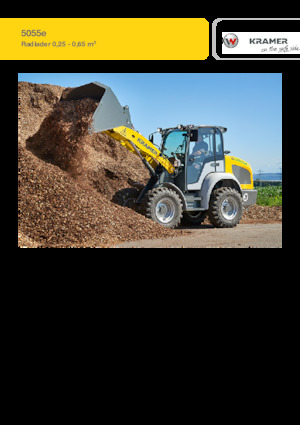 Elektromos gumikerekes rakodók Kramer 5055 e