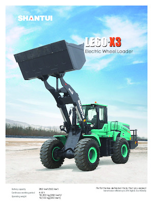Elektromos gumikerekes rakodók Shantui LE60-X3