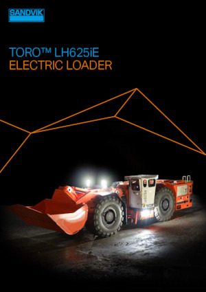 Elektromos gumikerekes rakodók Sandvik LH625iE