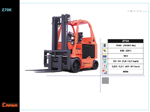 Elektromos targoncák Carer Z 70 KN