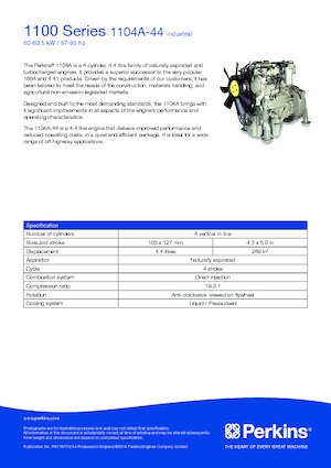 Motorok Perkins 1104A-44