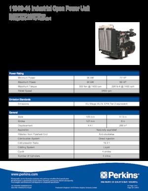 Motorok Perkins 1104C-44