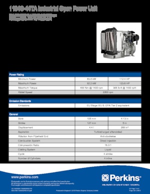 Motorok Perkins 1104C-44TA