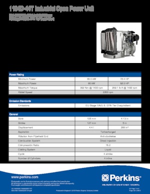 Motorok Perkins 1104D-44T